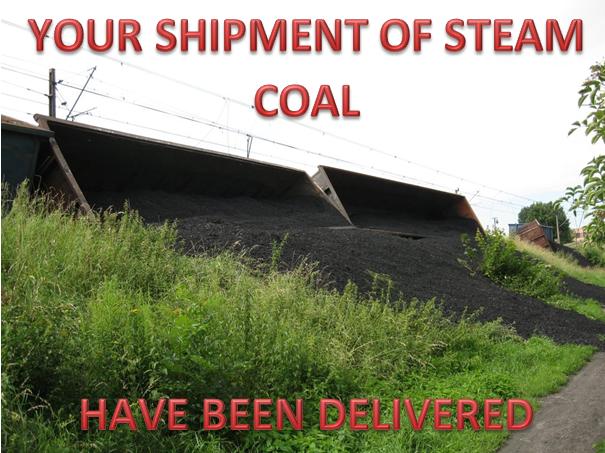 Shipment of coal