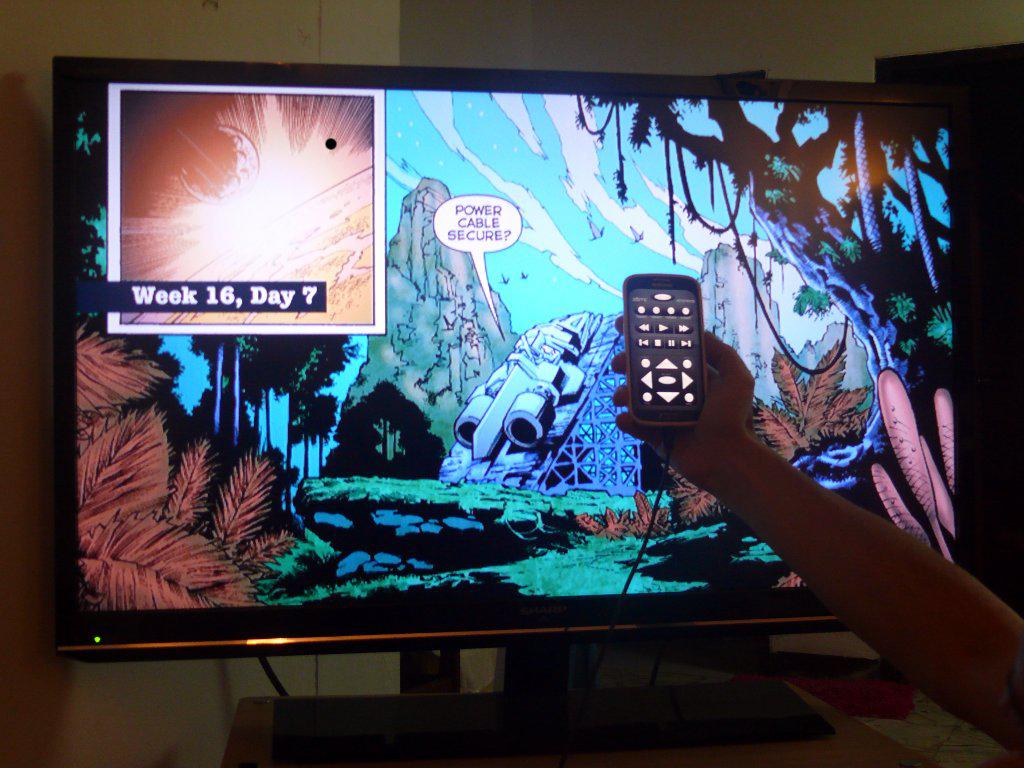 Stranded on an alien planet with no functioning remote control is something to be